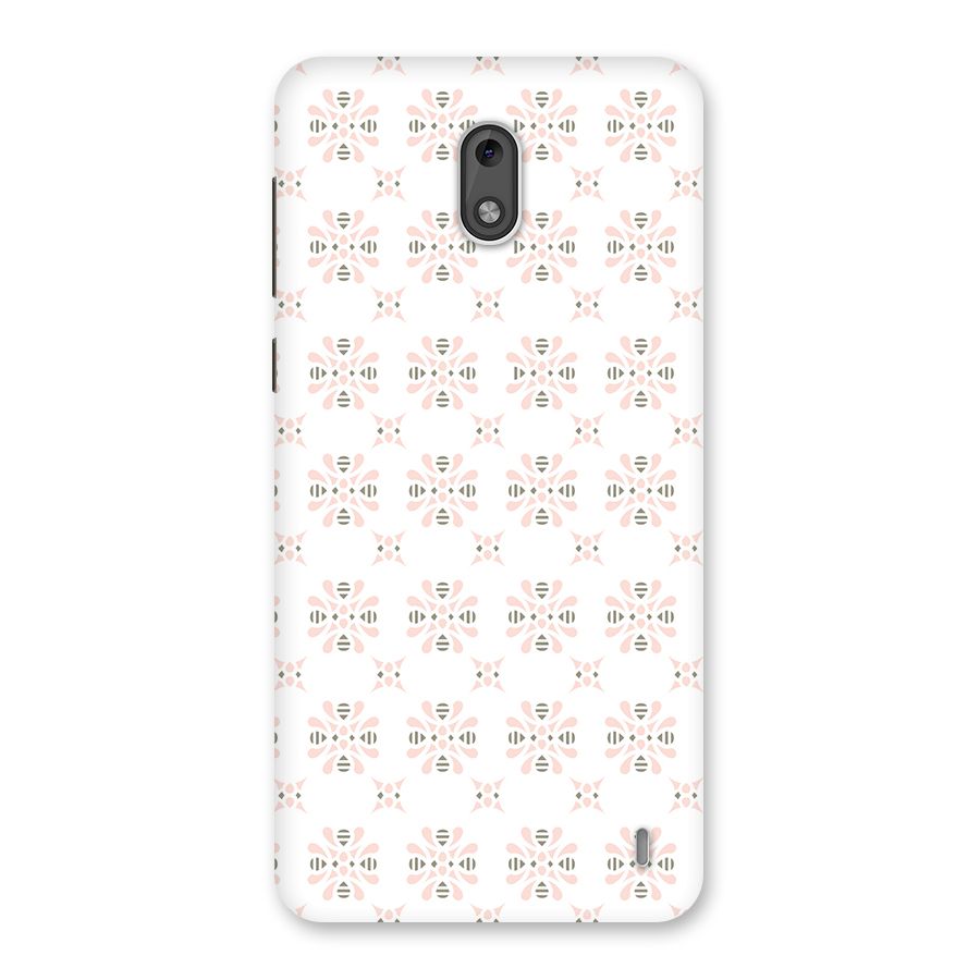 Pink Floral Pattern Back Case for Nokia 2