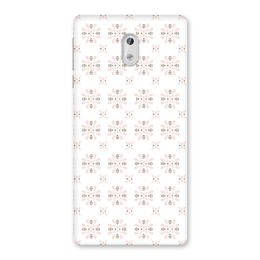 Pink Floral Pattern Back Case for Nokia 3