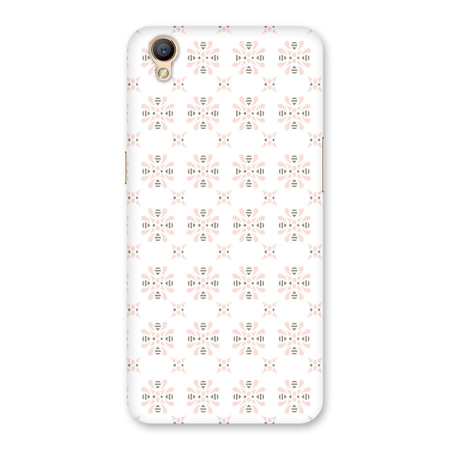 Pink Floral Pattern Back Case for Oppo A37