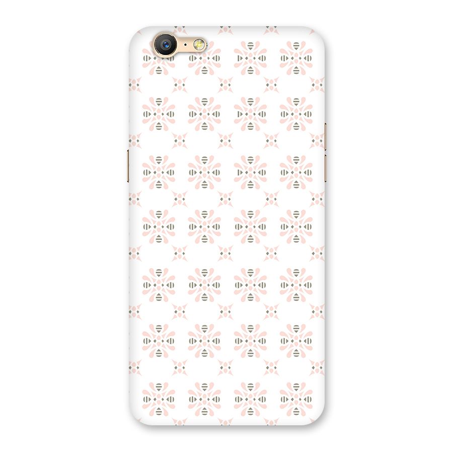 Pink Floral Pattern Back Case for Oppo A57
