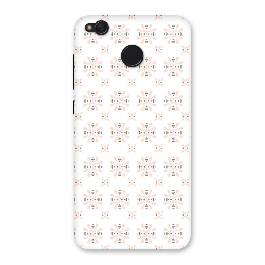 Pink Floral Pattern Back Case for Redmi 4
