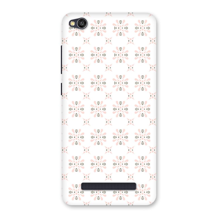 Pink Floral Pattern Back Case for Redmi 4A