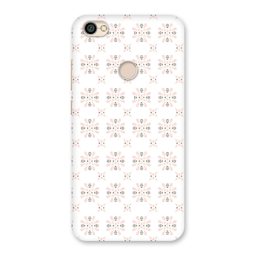 Pink Floral Pattern Back Case for Redmi Y1 2017
