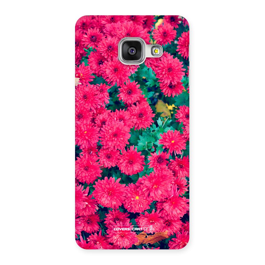 Pink Flowers Back Case for Galaxy A3 2016