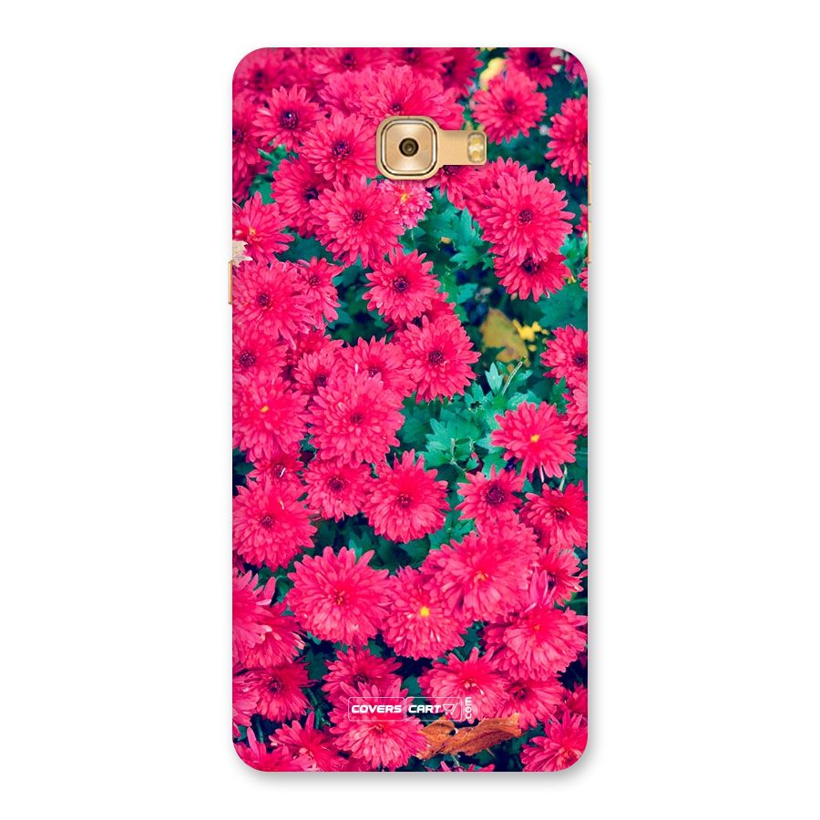 Pink Flowers Back Case for Galaxy C9 Pro