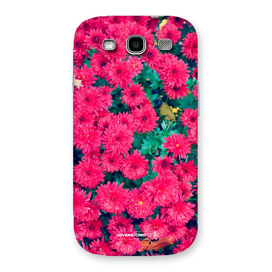 Pink Flowers Back Case for Galaxy S3