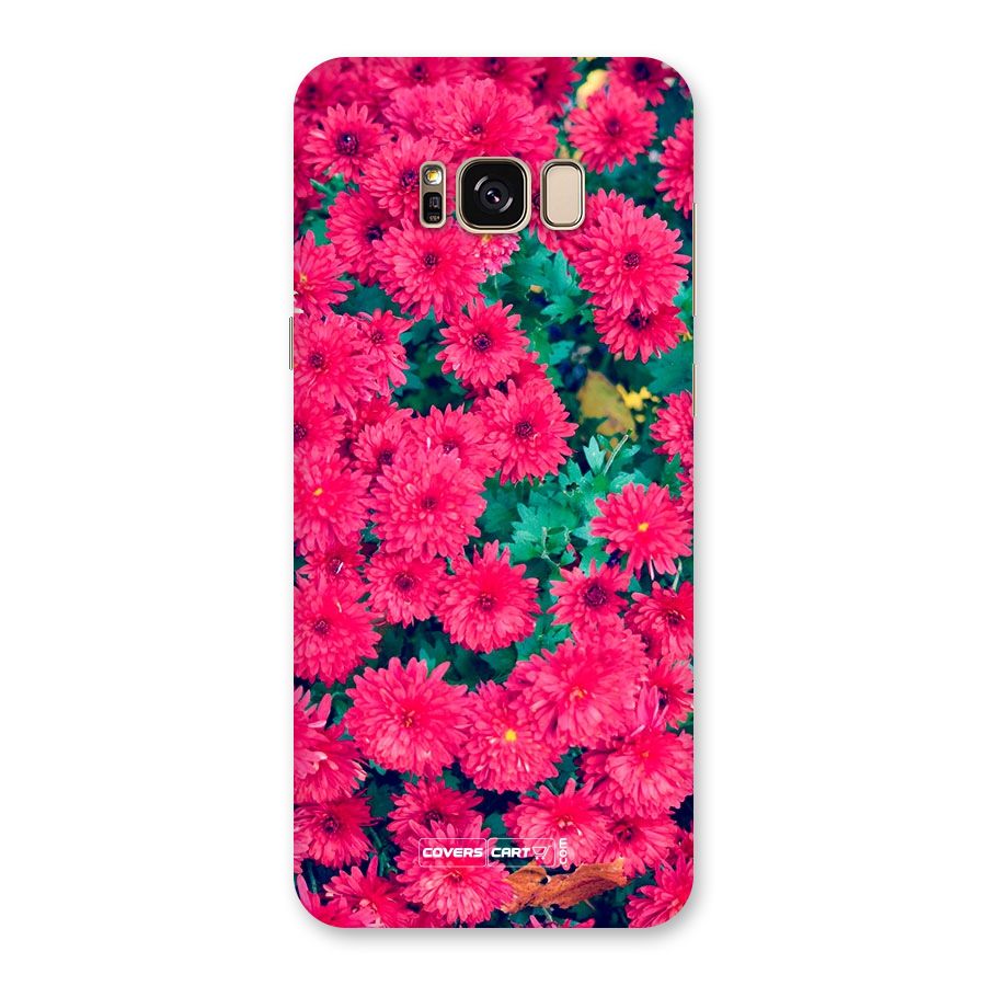 Pink Flowers Back Case for Galaxy S8 Plus