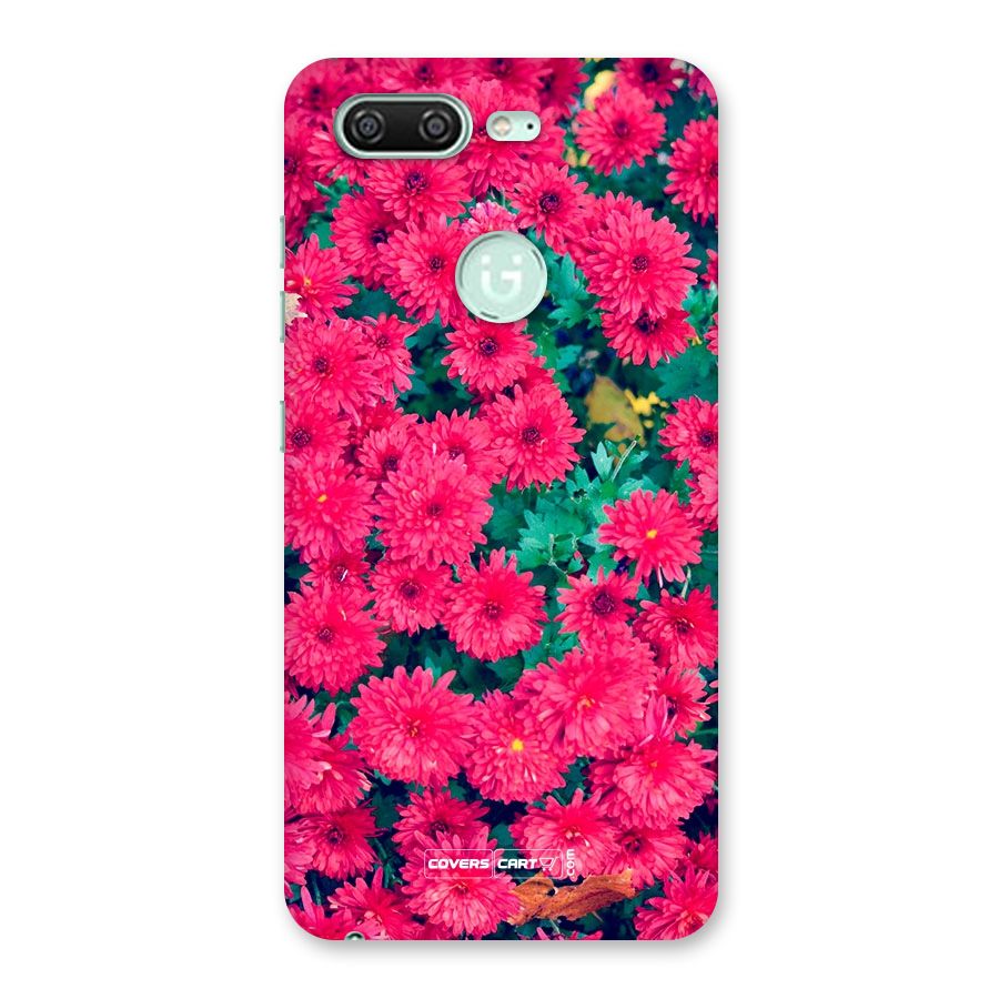 Pink Flowers Back Case for Gionee S10