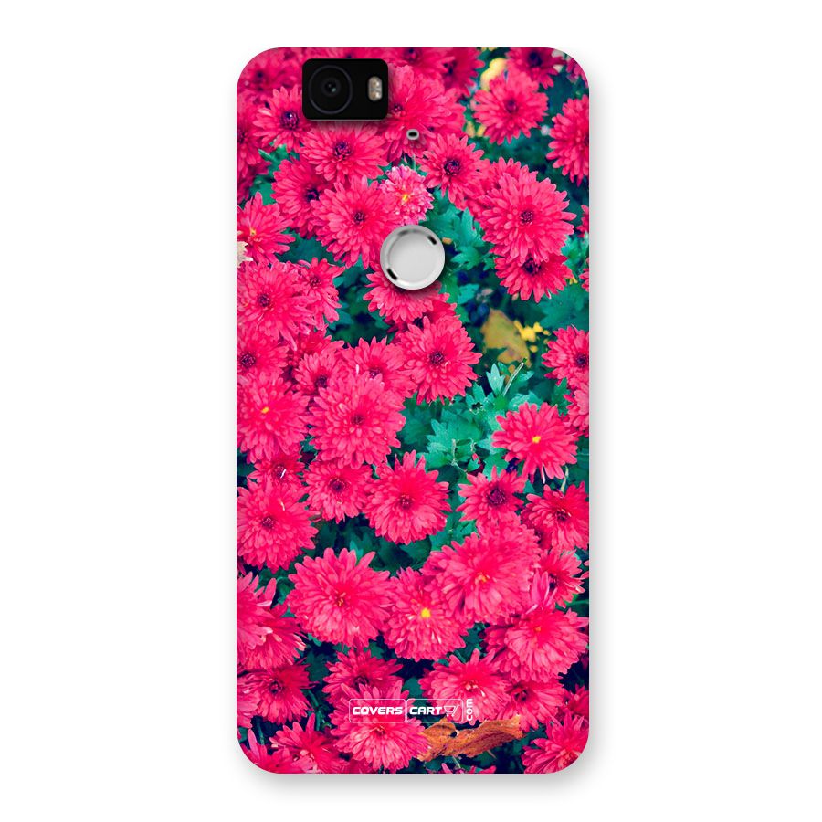 Pink Flowers Back Case for Google Nexus 6P
