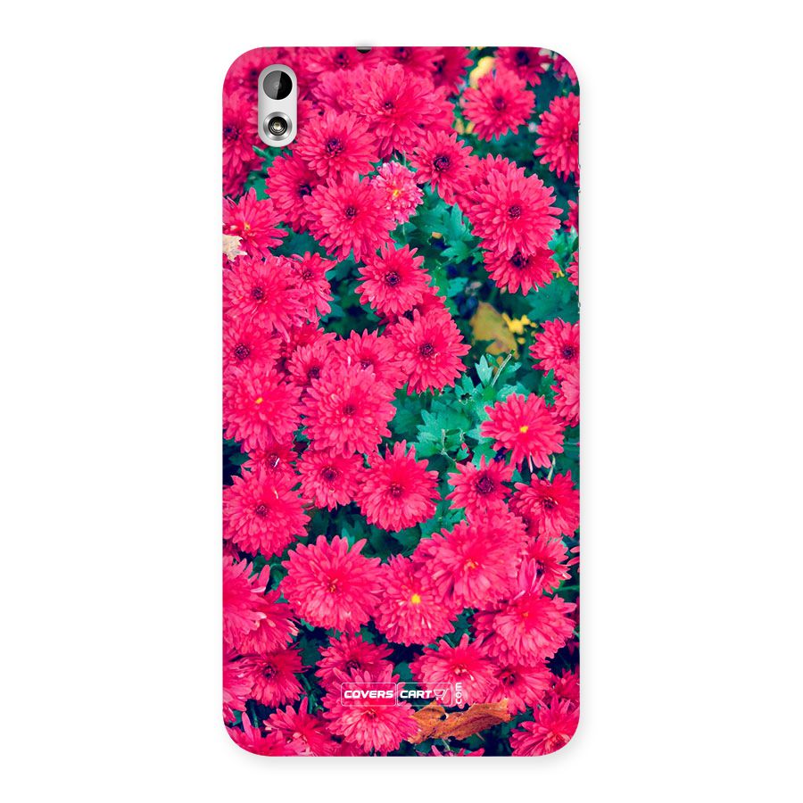 Pink Flowers Back Case for HTC Desire 816g