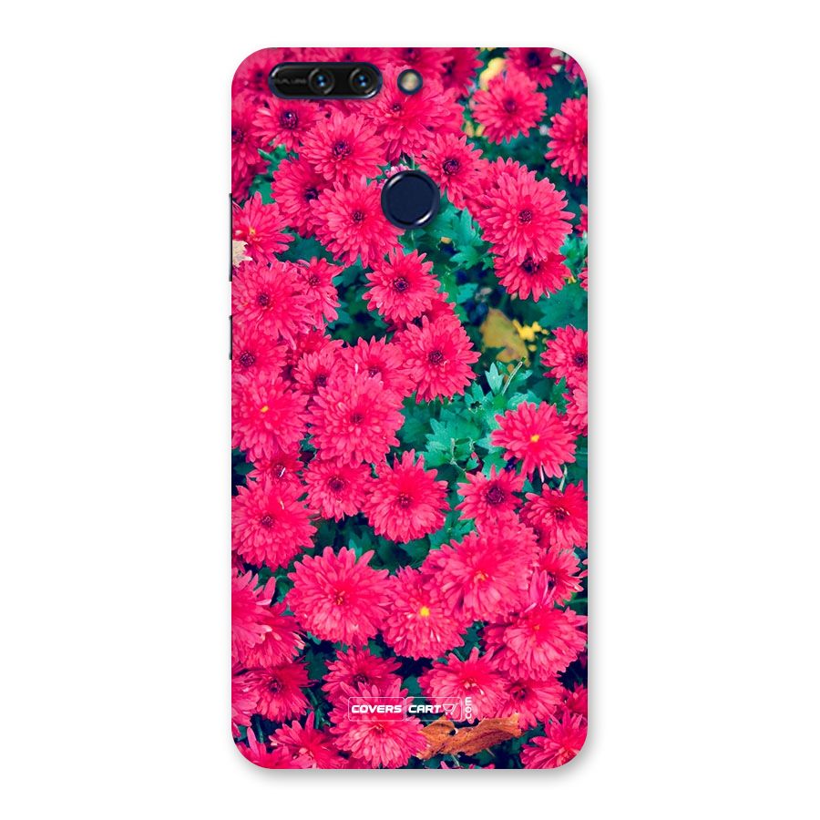Pink Flowers Back Case for Honor 8 Pro