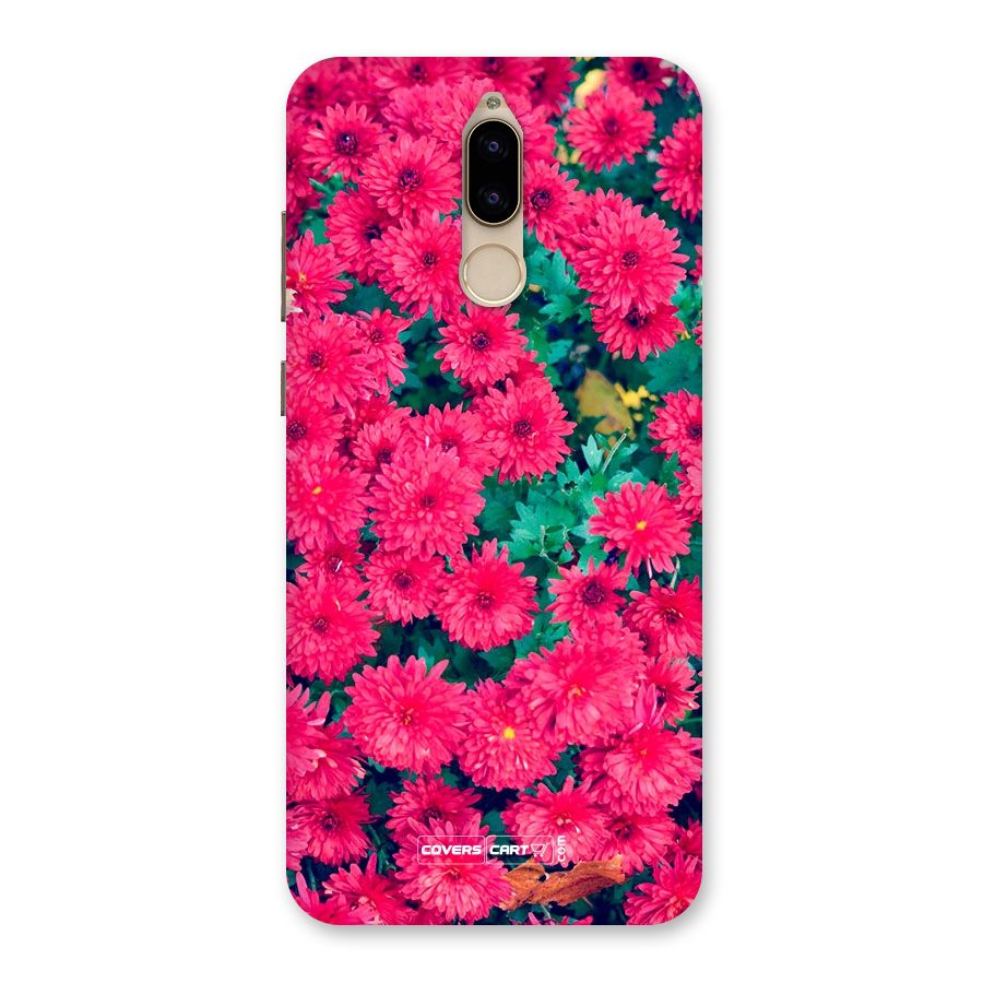 Pink Flowers Back Case for Honor 9i