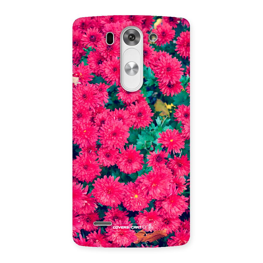 Pink Flowers Back Case for LG G3 Mini