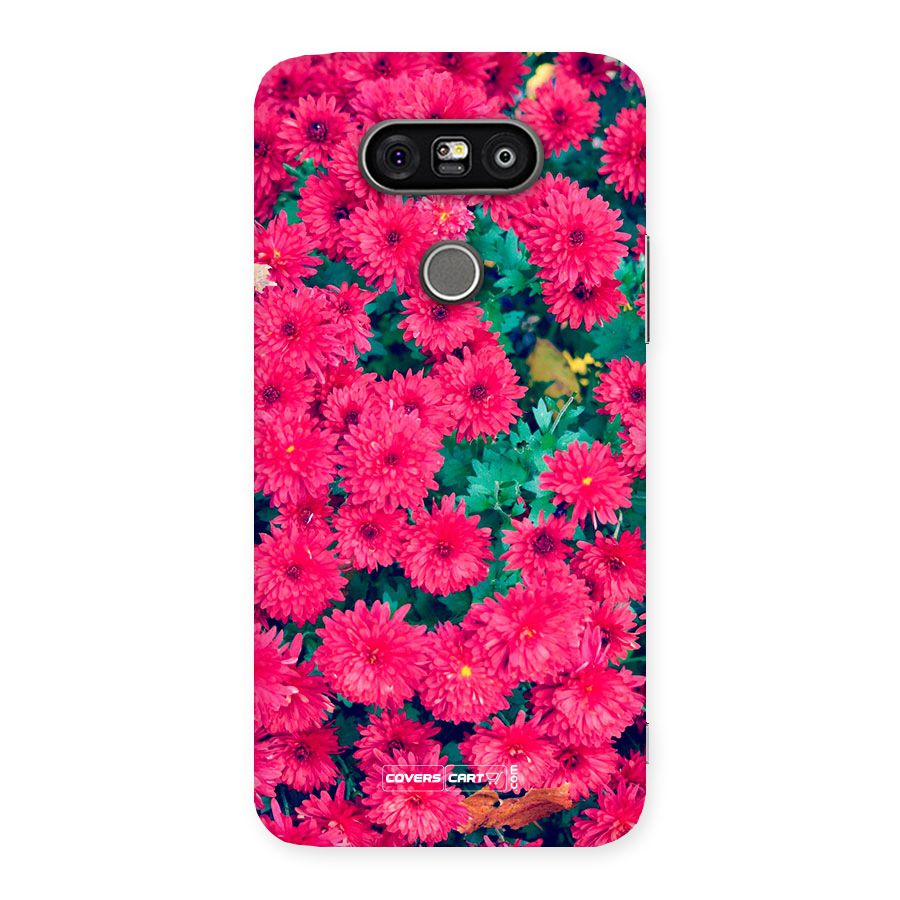 Pink Flowers Back Case for LG G5