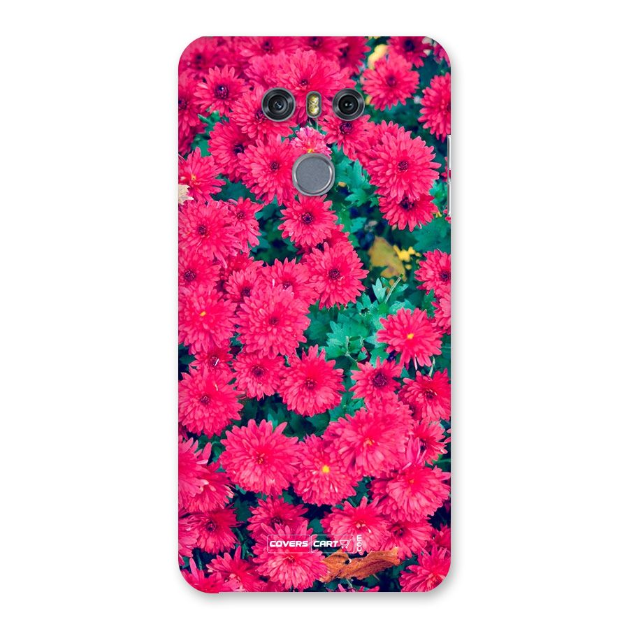 Pink Flowers Back Case for LG G6