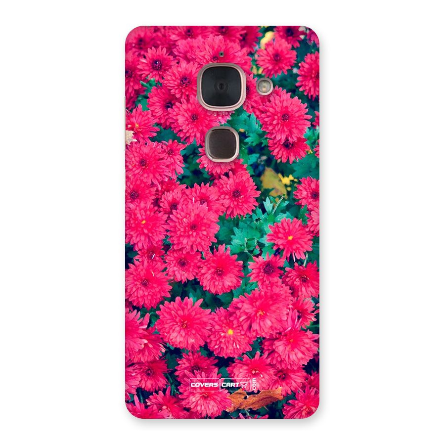 Pink Flowers Back Case for Le Max 2
