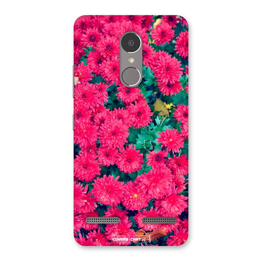 Pink Flowers Back Case for Lenovo K6