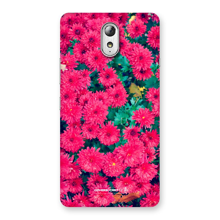 Pink Flowers Back Case for Lenovo Vibe P1M