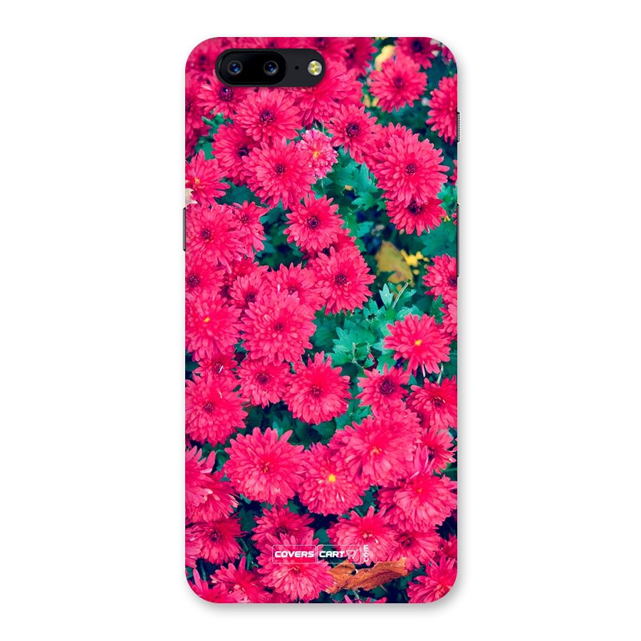 Pink Flowers Back Case for OnePlus 5