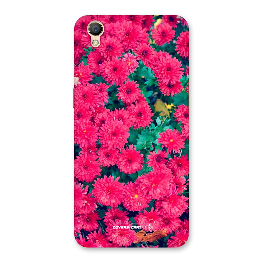 Pink Flowers Back Case for Oppo A37