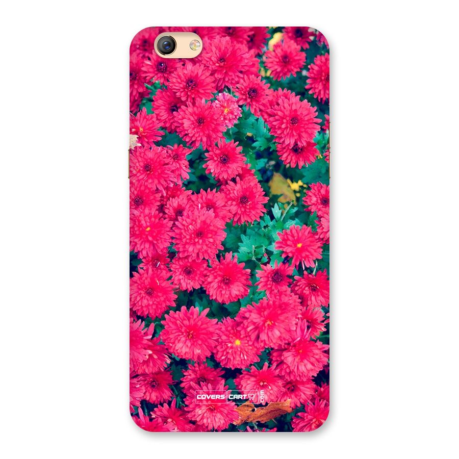 Pink Flowers Back Case for Oppo F3 Plus