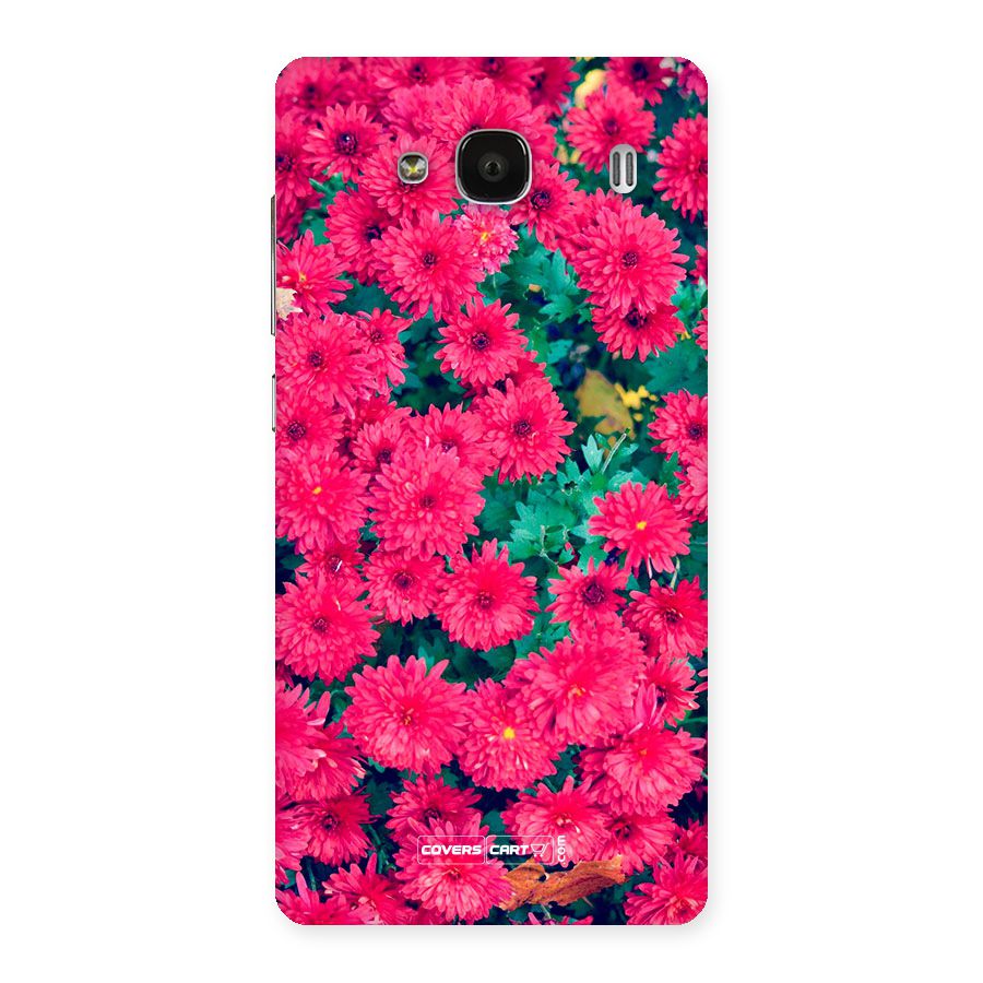 Pink Flowers Back Case for Redmi 2s