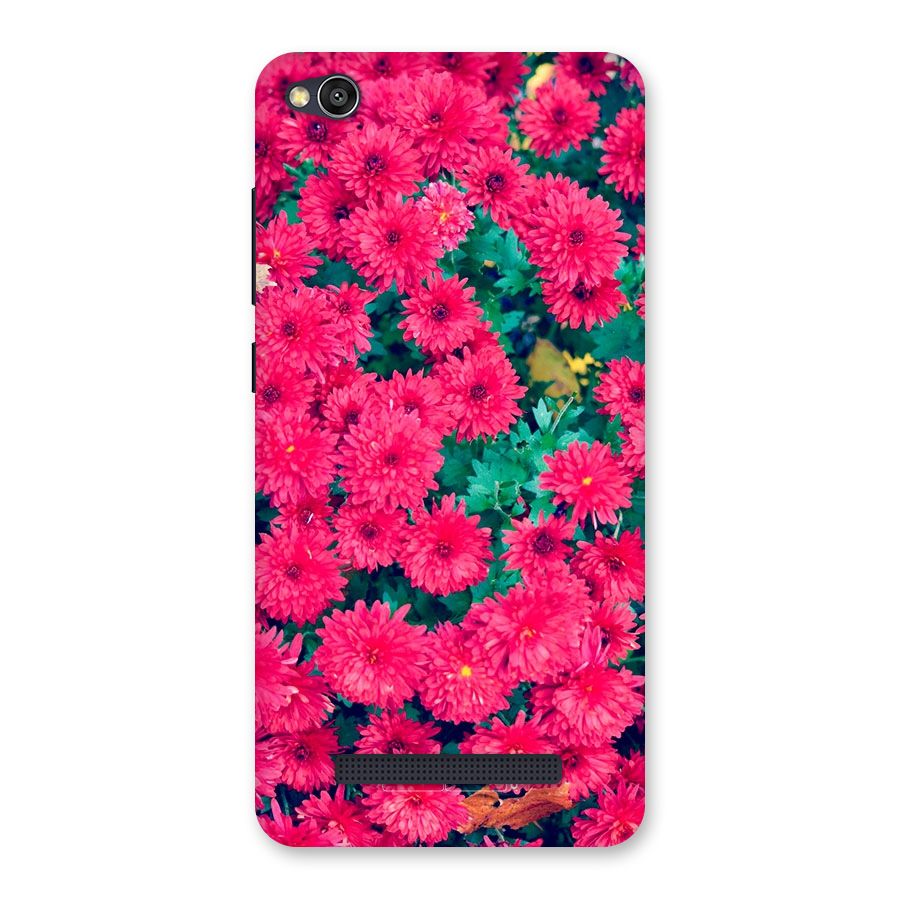 Pink Flowers Back Case for Redmi 4A