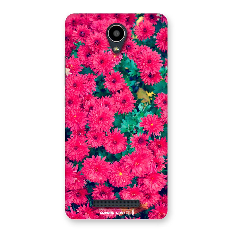 Pink Flowers Back Case for Redmi Note 2