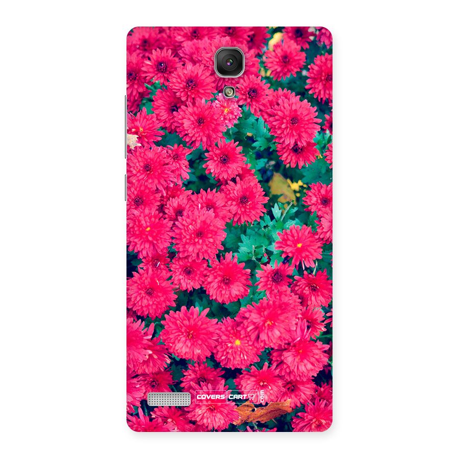 Pink Flowers Back Case for Redmi Note Prime