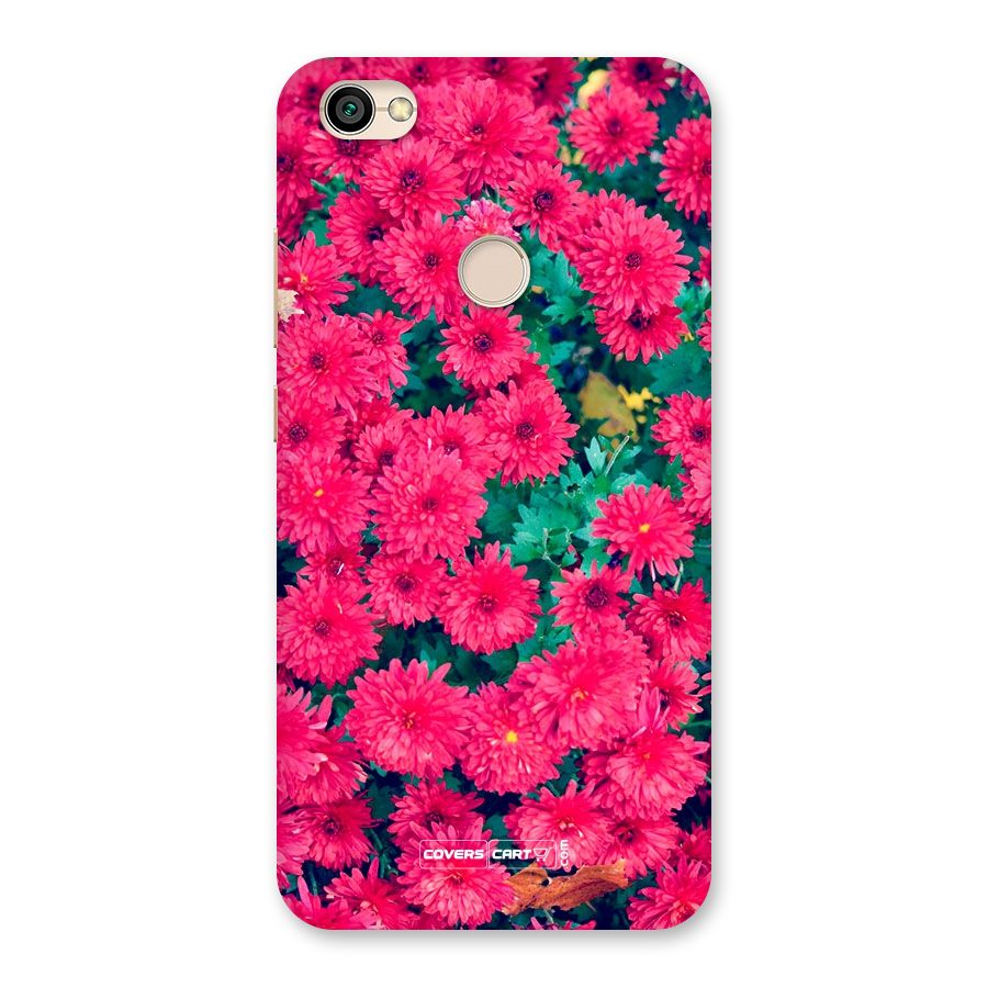 Pink Flowers Back Case for Redmi Y1 2017