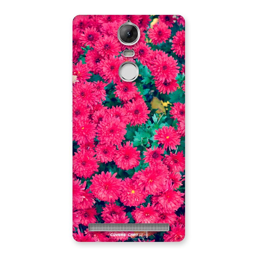 Pink Flowers Back Case for Vibe K5 Note
