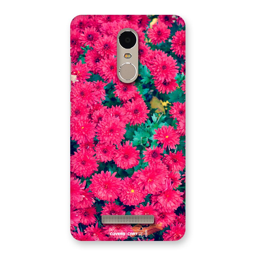 Pink Flowers Back Case for Xiaomi Redmi Note 3
