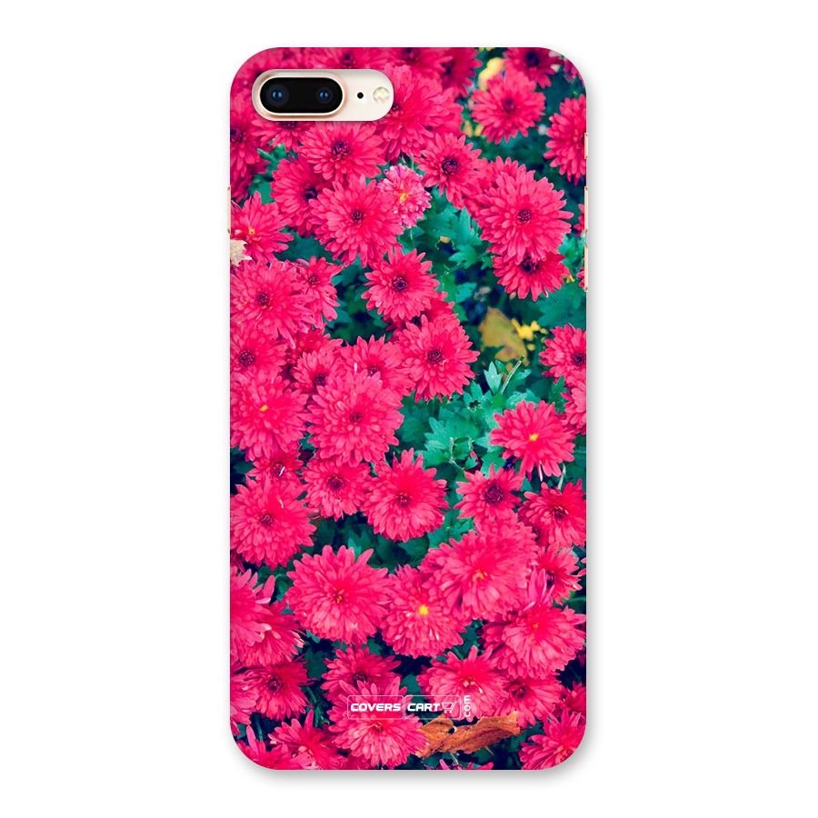 Pink Flowers Back Case for iPhone 8 Plus