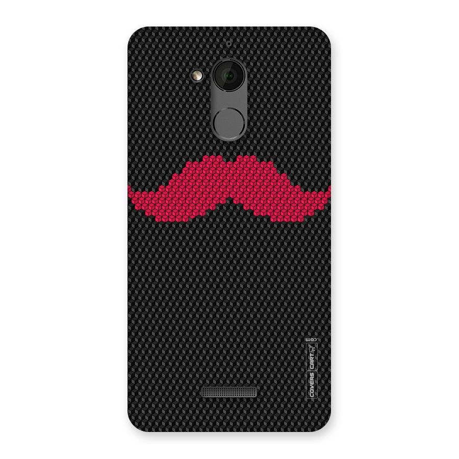Pink Moustache Back Case for Coolpad Note 5