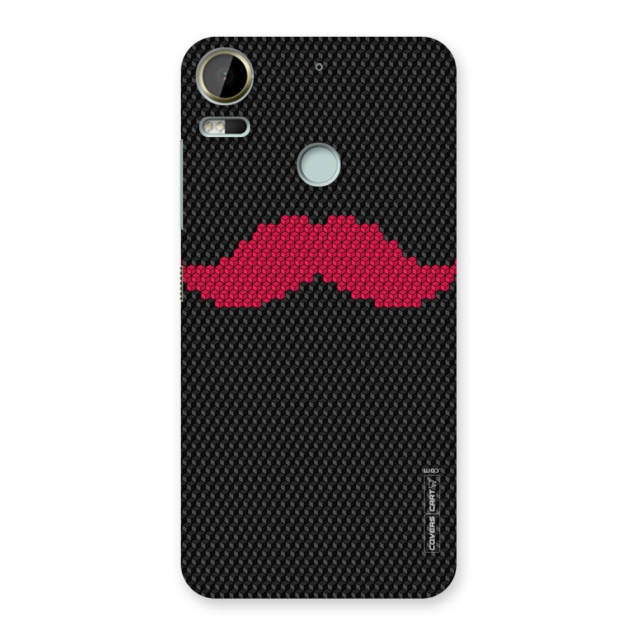 Pink Moustache Back Case for Desire 10 Pro