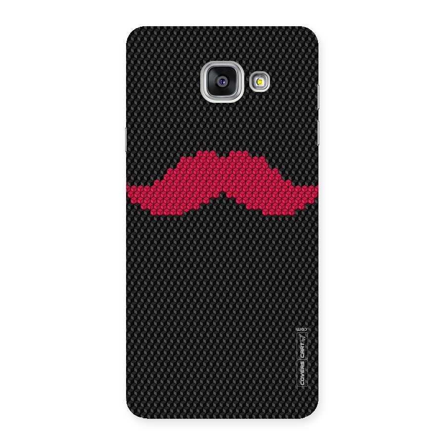 Pink Moustache Back Case for Galaxy A7 2016