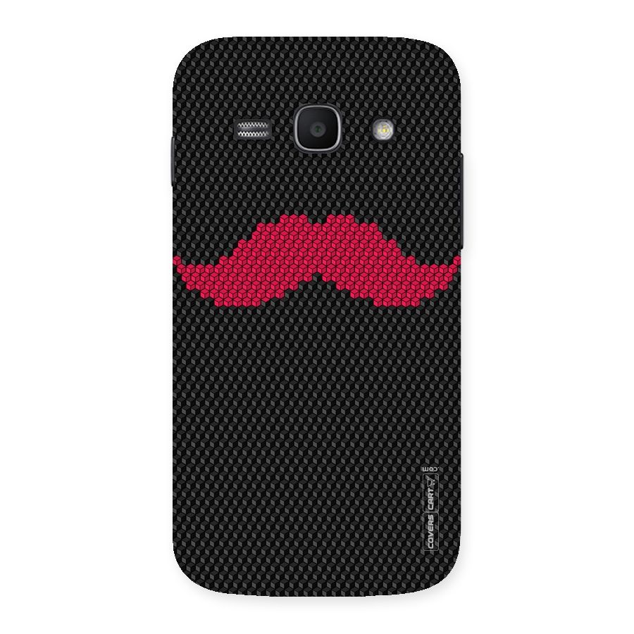 Pink Moustache Back Case for Galaxy Ace 3