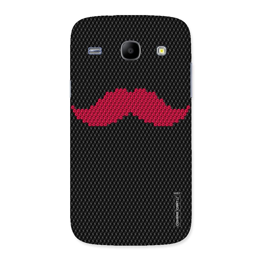 Pink Moustache Back Case for Galaxy Core