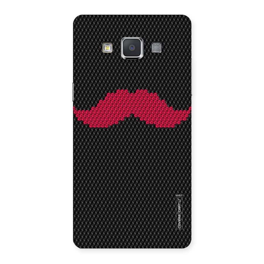 Pink Moustache Back Case for Galaxy Grand 3