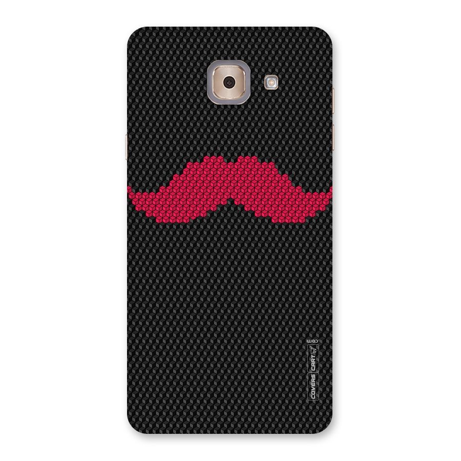 Pink Moustache Back Case for Galaxy J7 Max