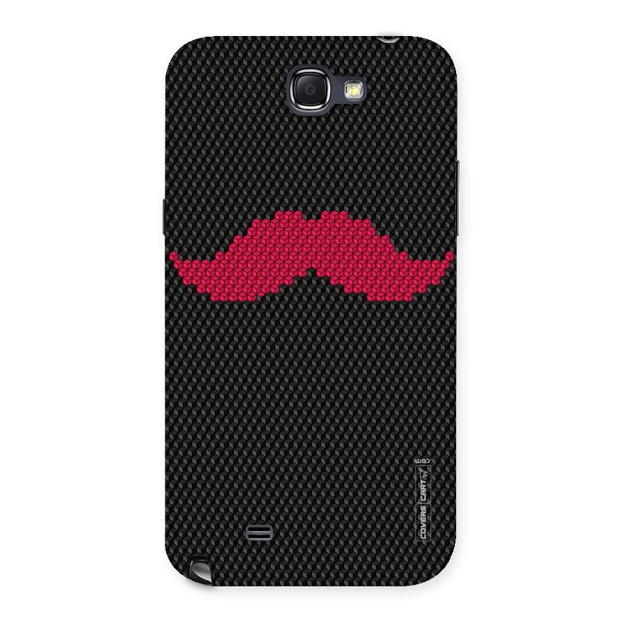 Pink Moustache Back Case for Galaxy Note 2