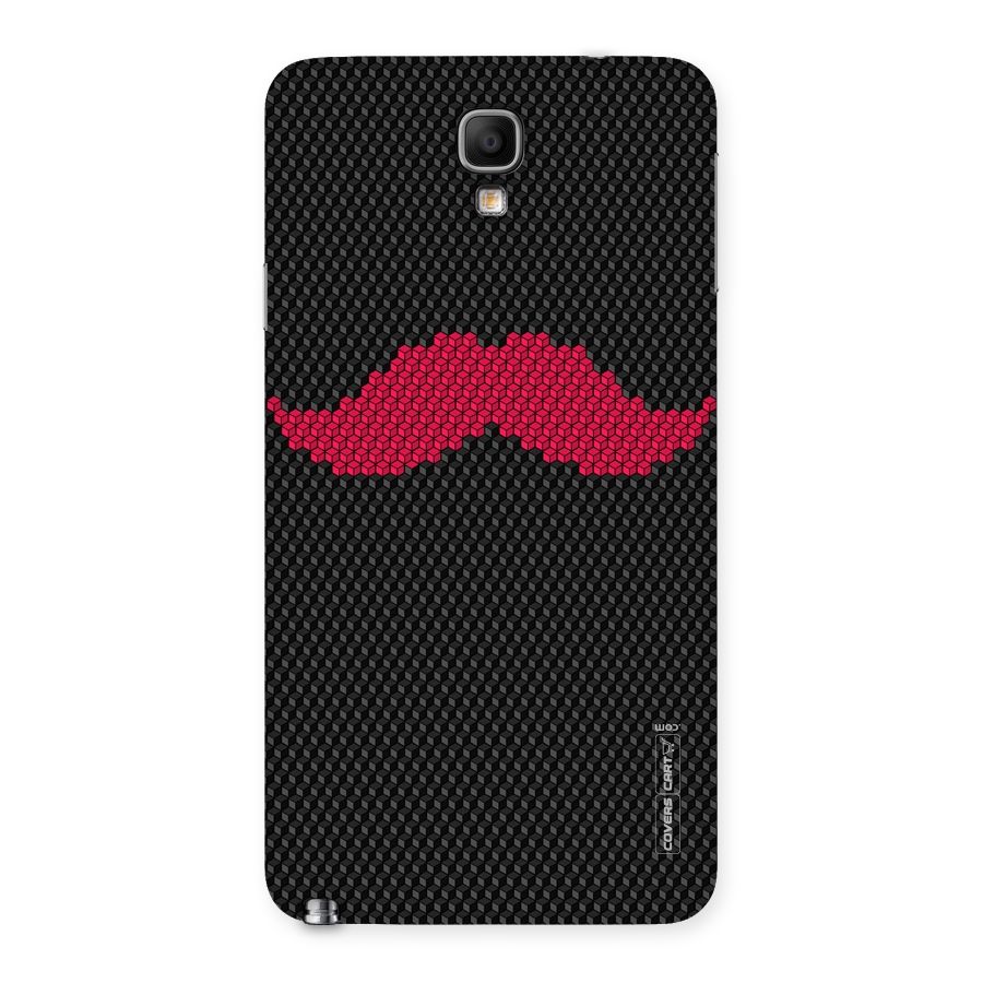Pink Moustache Back Case for Galaxy Note 3 Neo