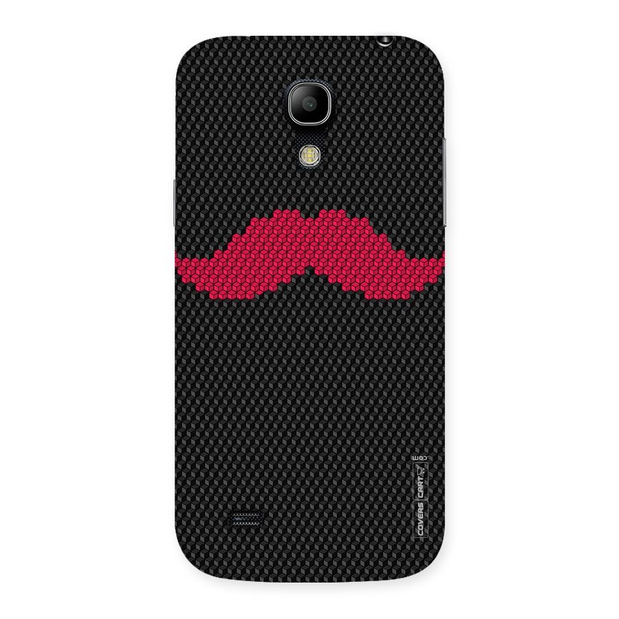 Pink Moustache Back Case for Galaxy S4 Mini