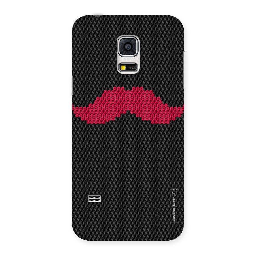 Pink Moustache Back Case for Galaxy S5 Mini