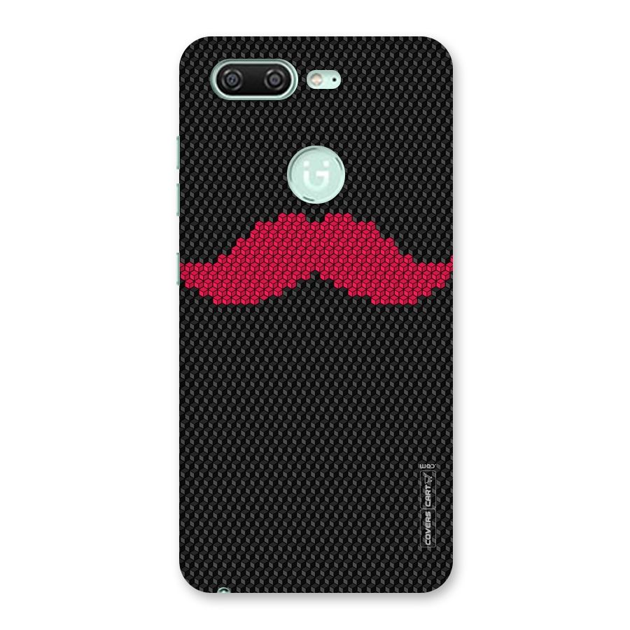 Pink Moustache Back Case for Gionee S10