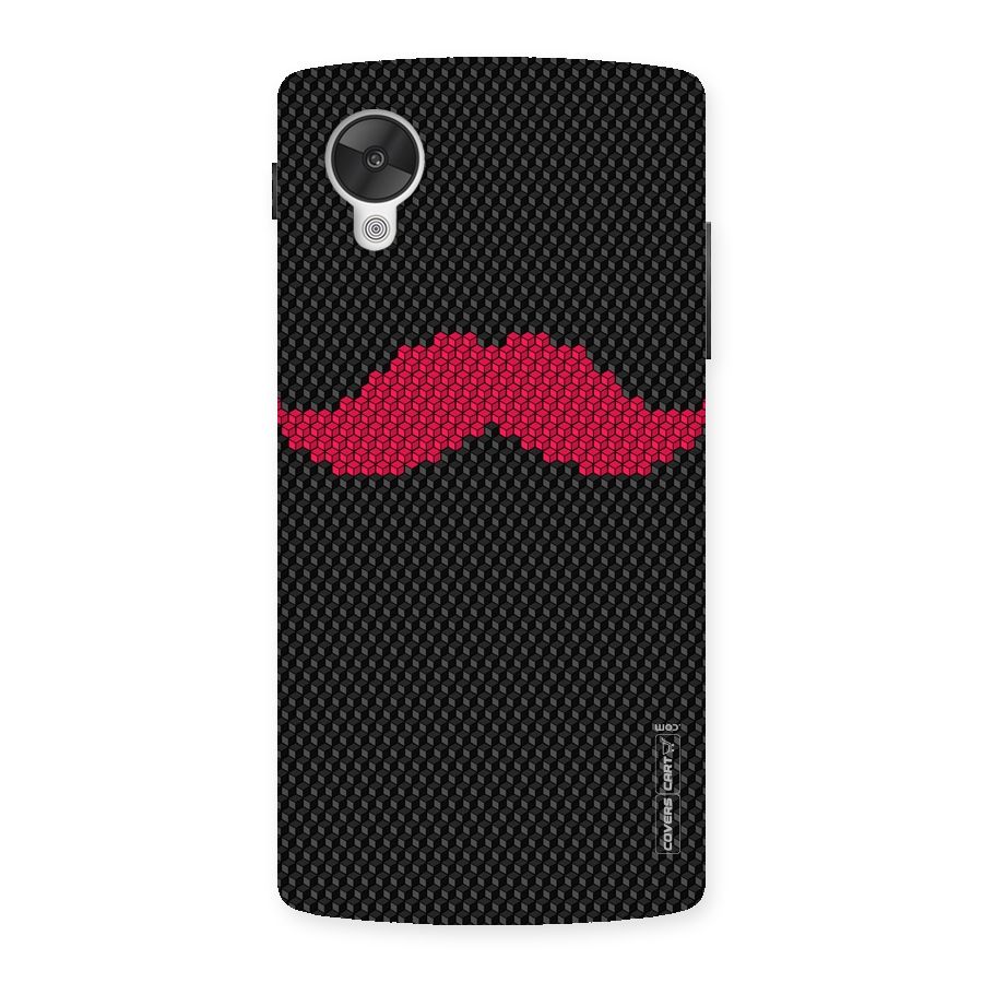Pink Moustache Back Case for Google Nexsus 5