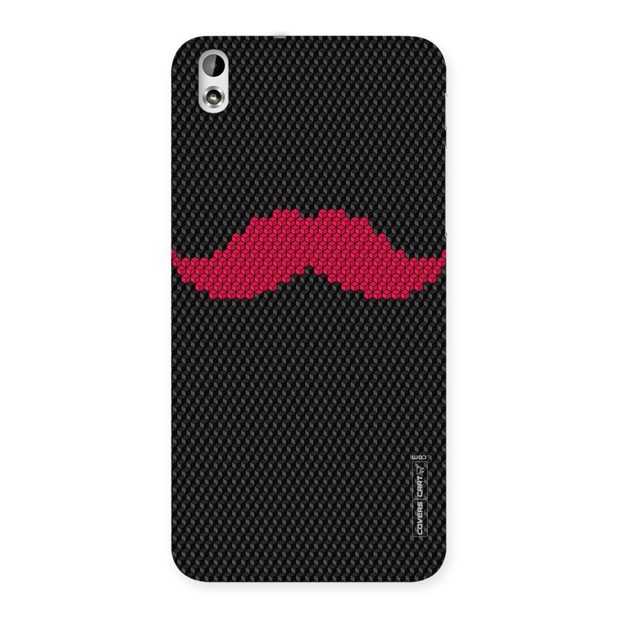 Pink Moustache Back Case for HTC Desire 816g