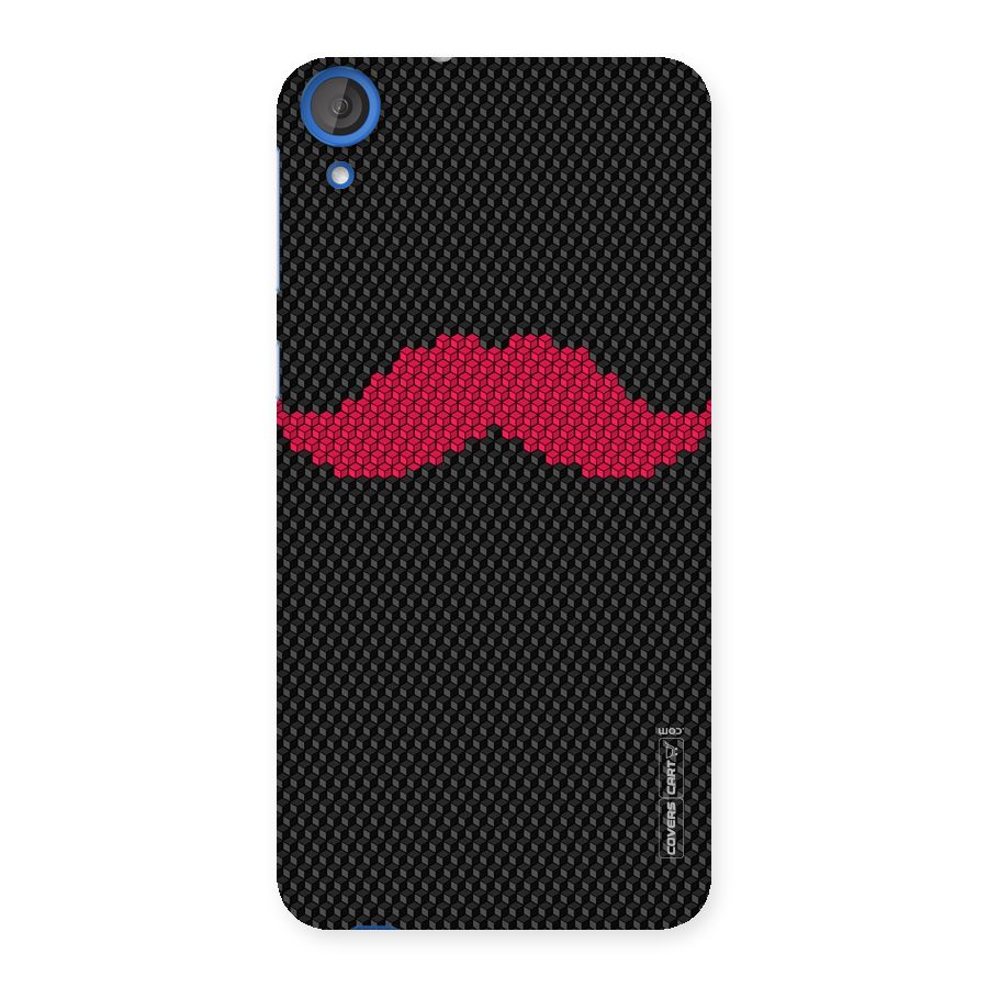 Pink Moustache Back Case for HTC Desire 820