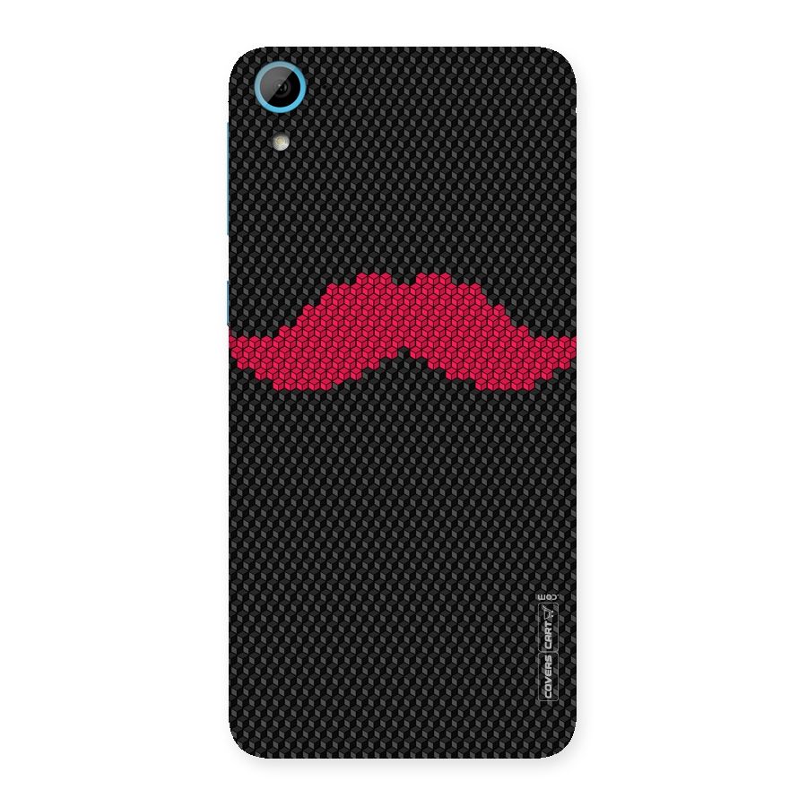 Pink Moustache Back Case for HTC Desire 826