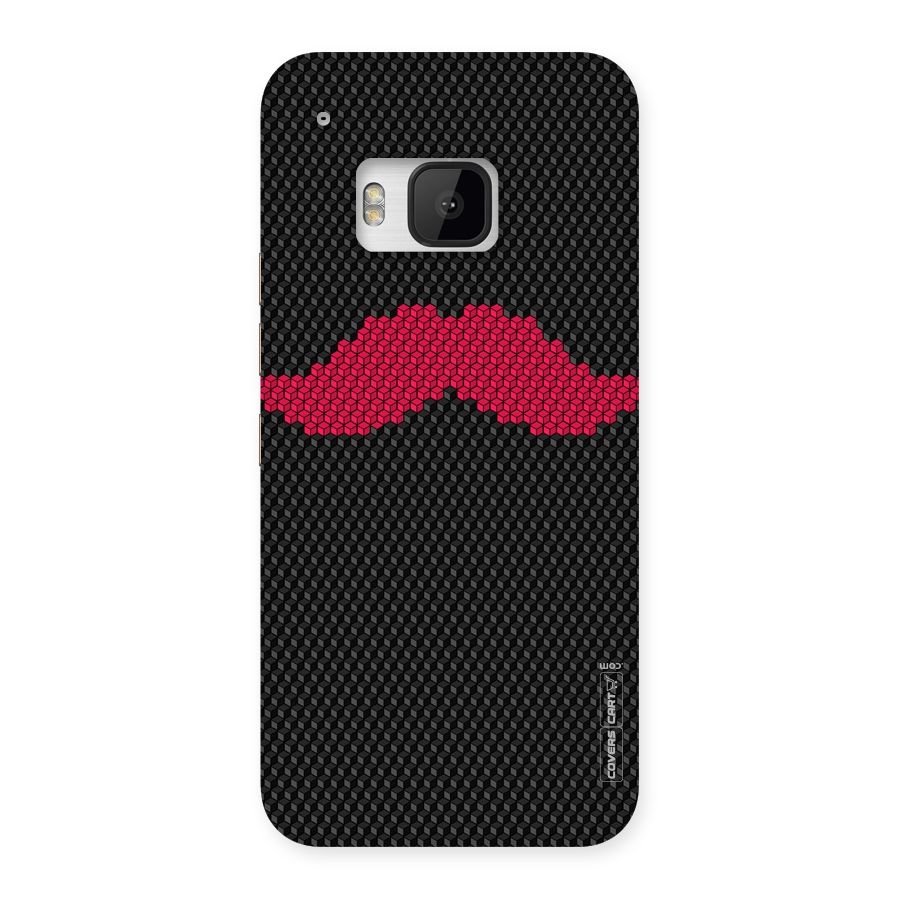 Pink Moustache Back Case for HTC One M9